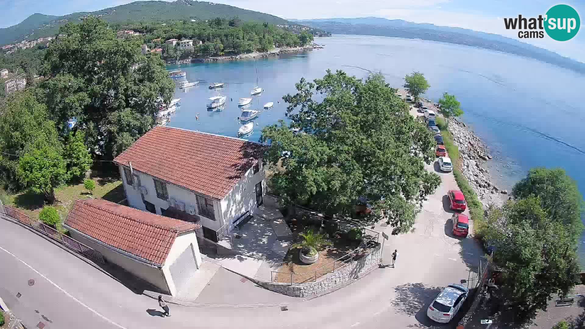 Webcam puerto de Ika – Vista en directo y luces de Opatija