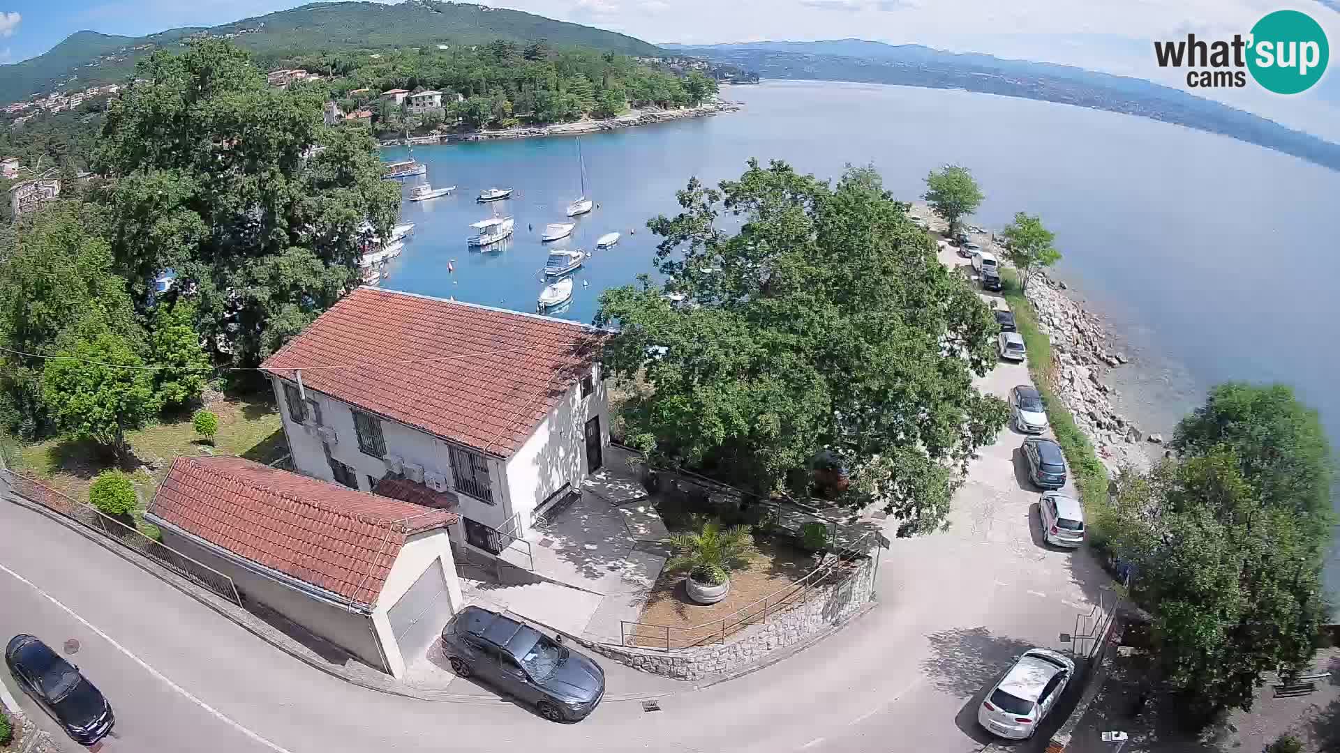 Webcam port d’Ika – Vue en direct et lumières d’Opatija