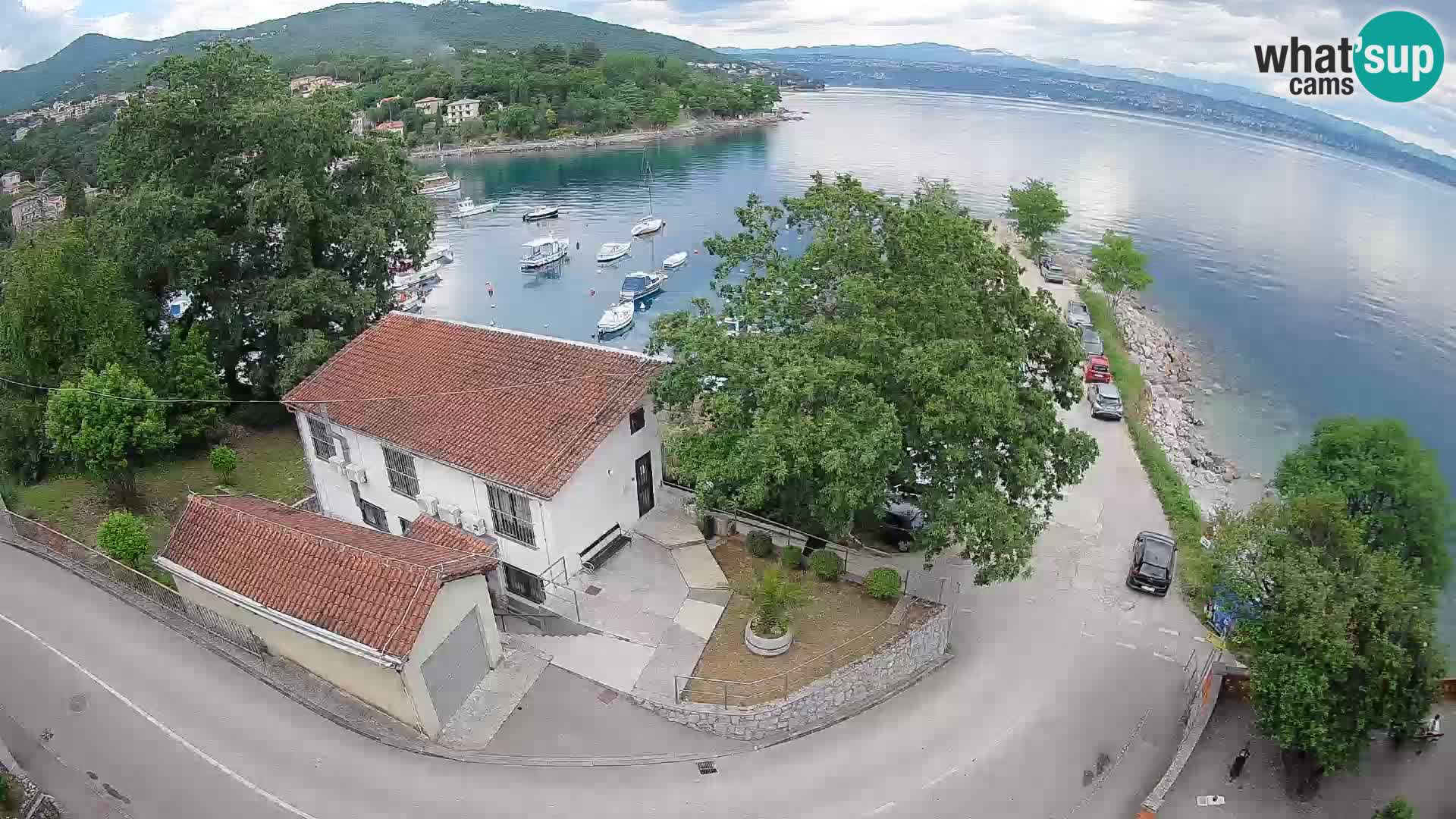 Webcam Ika Hafen – LIVE Blick auf den Hafen und die Lichter von Opatija