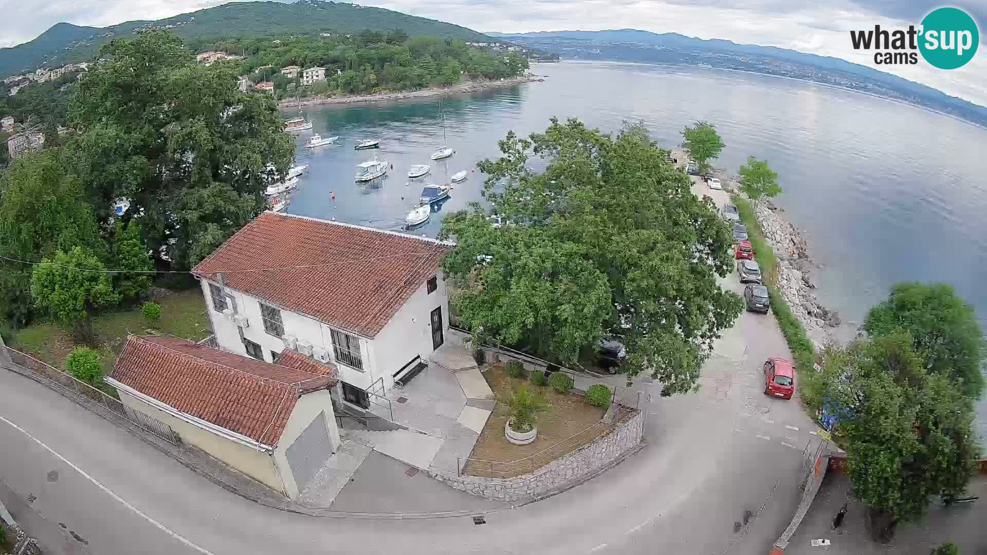 Webcam Ika Hafen – LIVE Blick auf den Hafen und die Lichter von Opatija