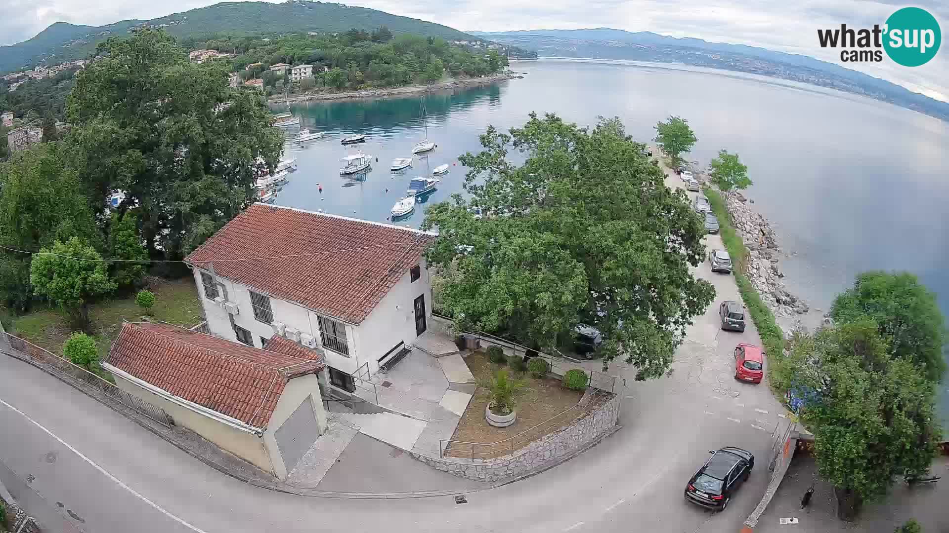 Webcam Ika Hafen – LIVE Blick auf den Hafen und die Lichter von Opatija