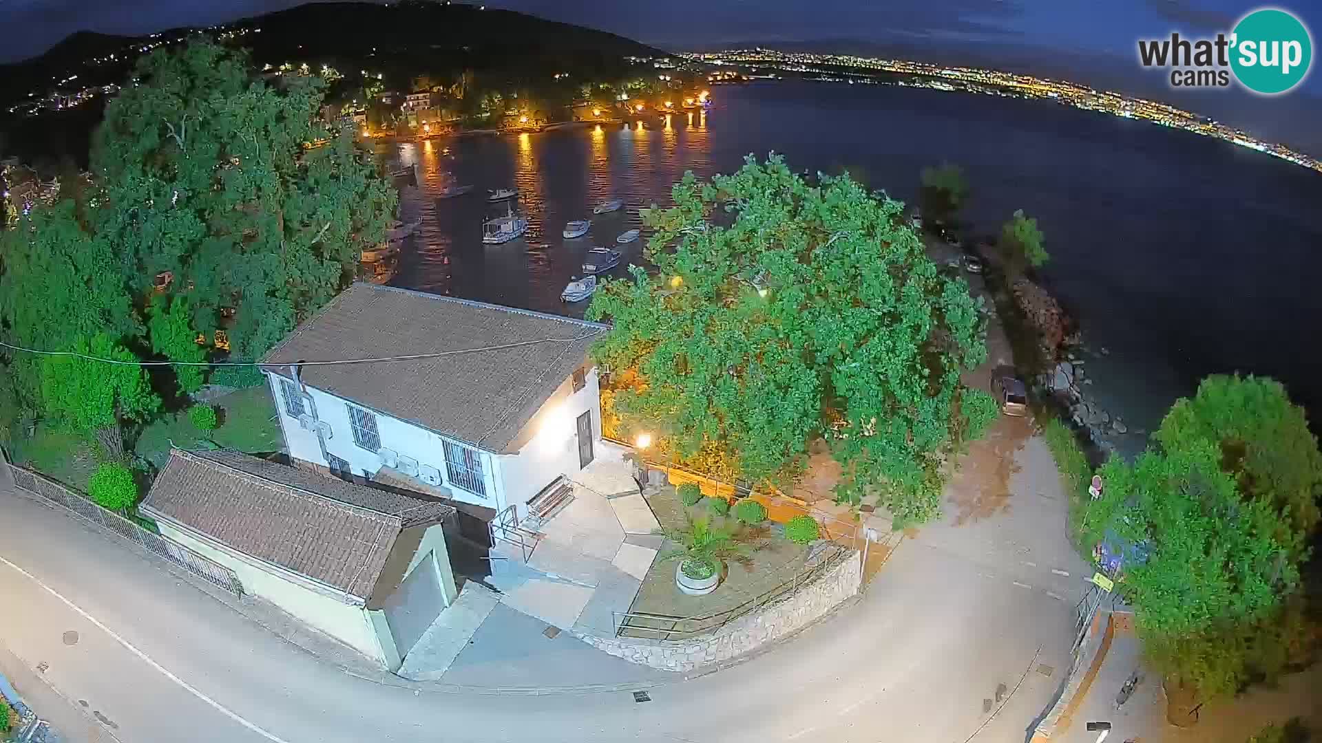 Webcam Ika Hafen – LIVE Blick auf den Hafen und die Lichter von Opatija