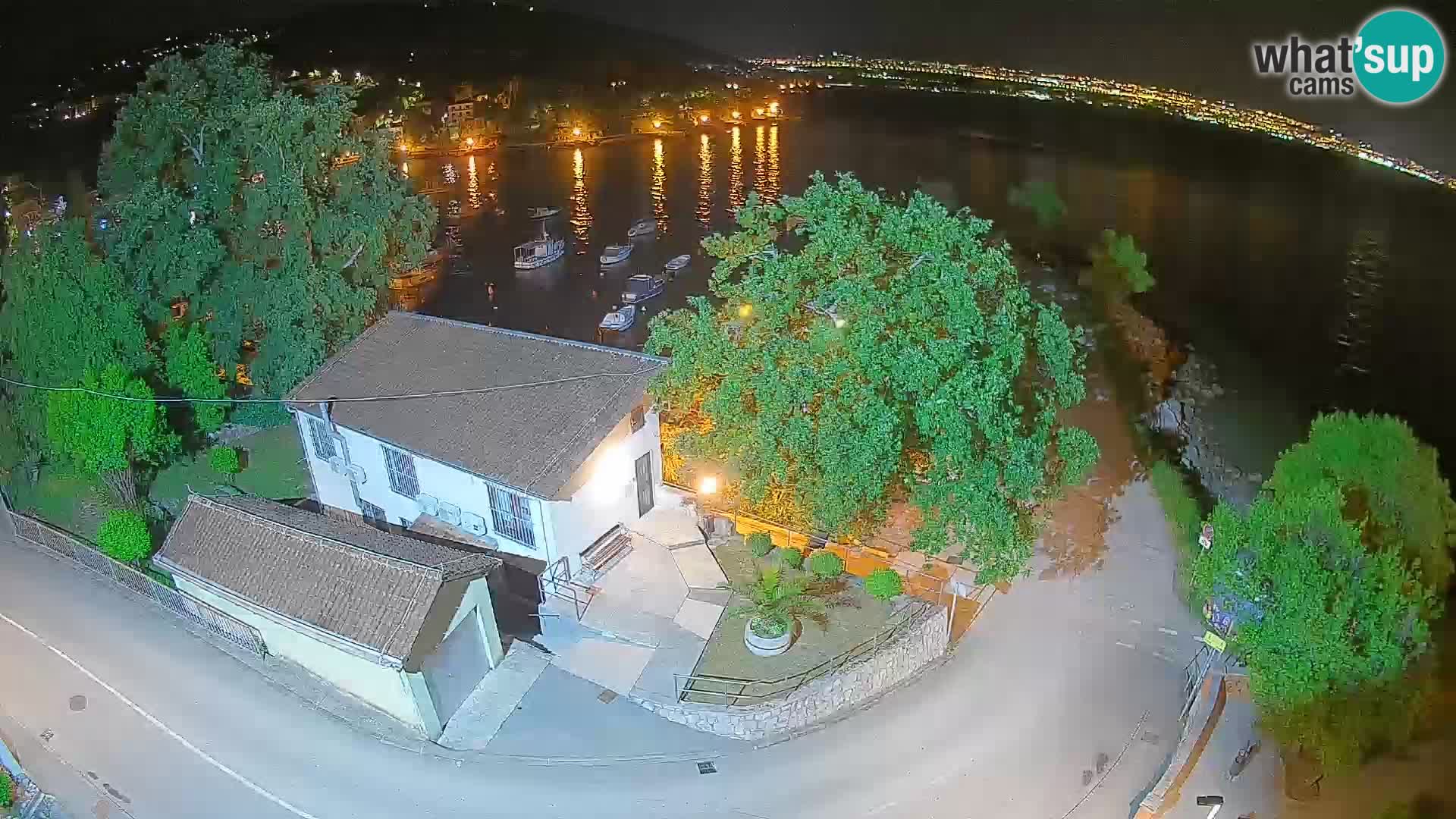 Webcam Ika Hafen – LIVE Blick auf den Hafen und die Lichter von Opatija