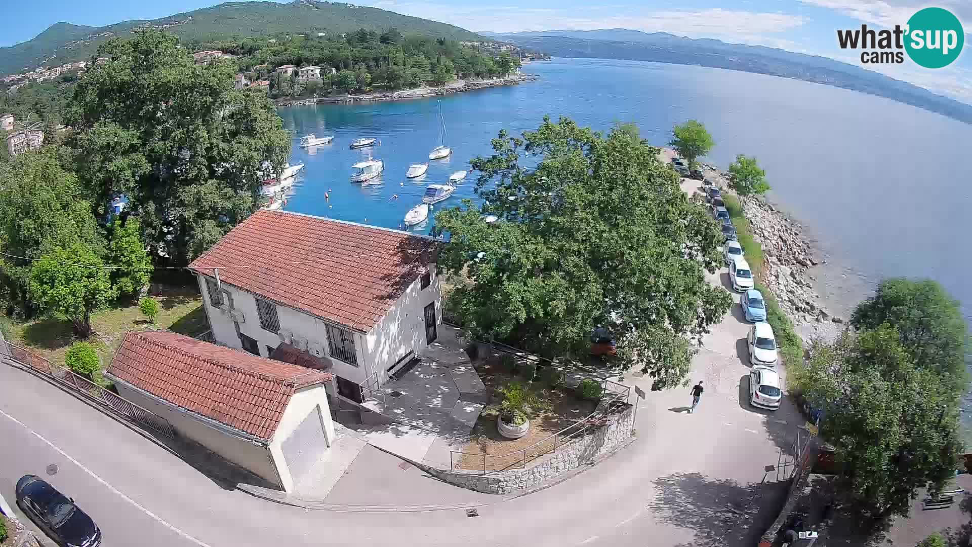 Webcam port d’Ika – Vue en direct et lumières d’Opatija