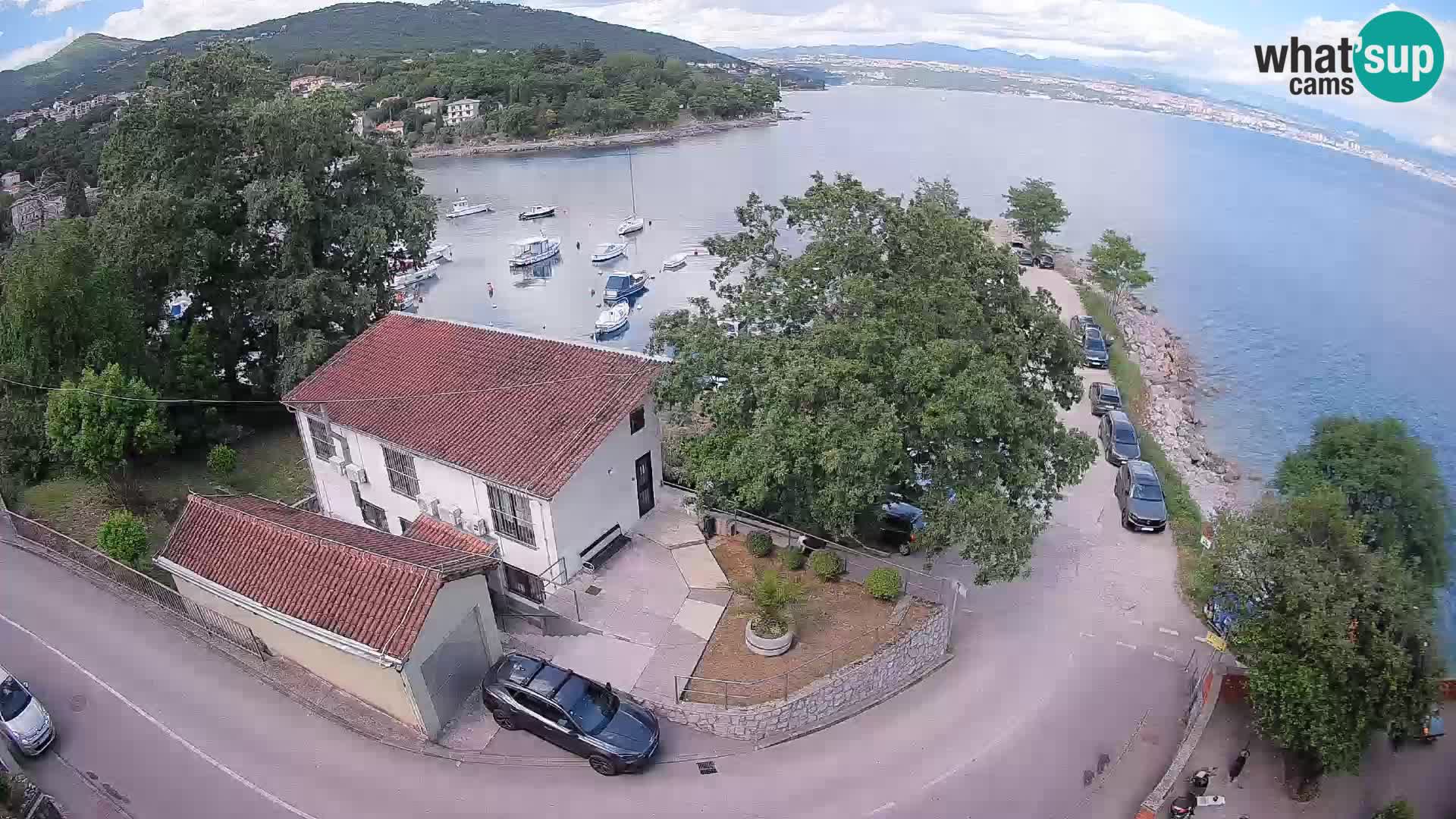 Webcam port d’Ika – Vue en direct et lumières d’Opatija
