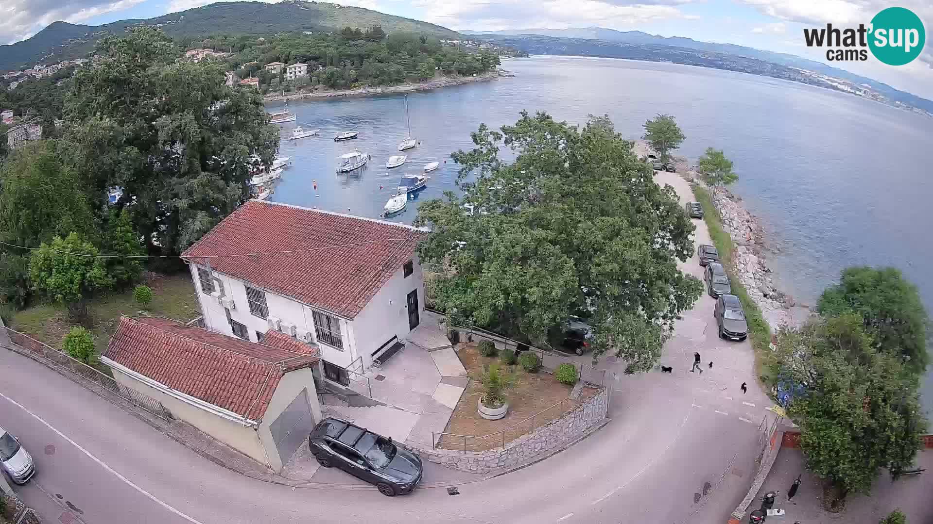 Webcam port d’Ika – Vue en direct et lumières d’Opatija