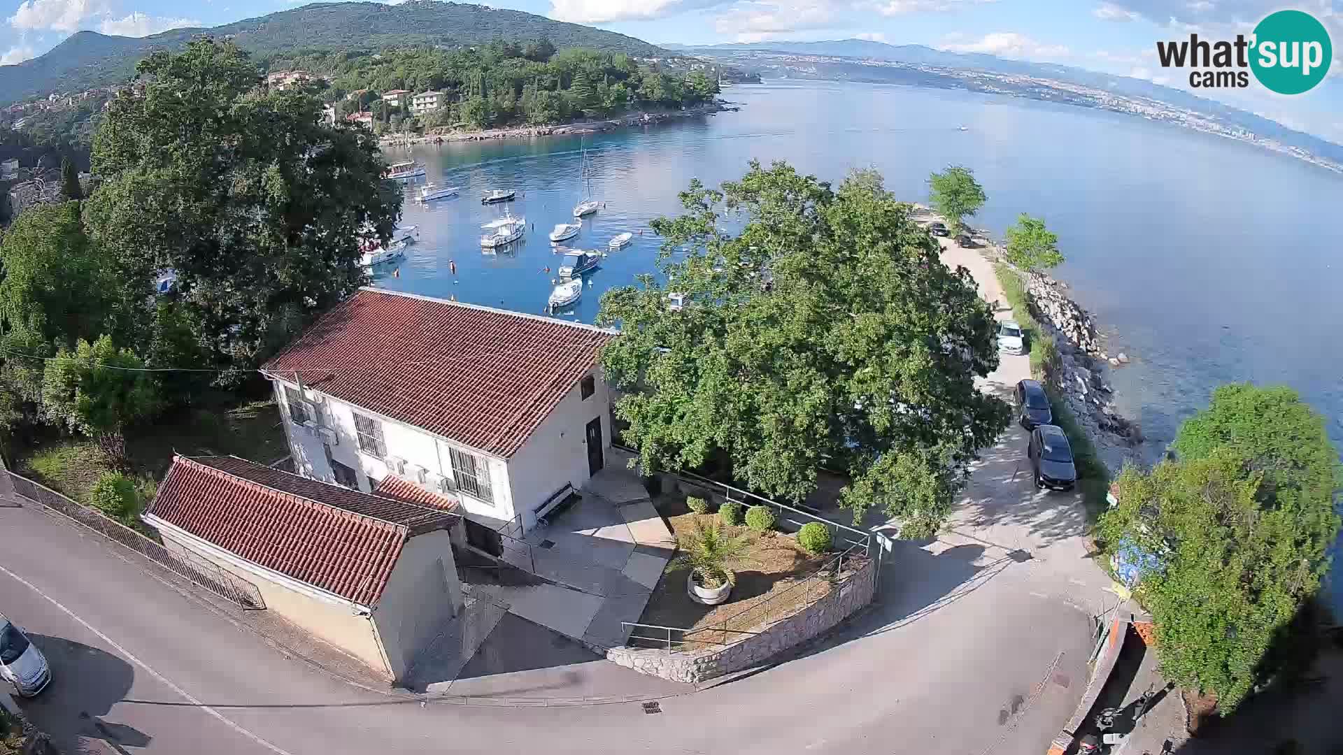Webcam port d’Ika – Vue en direct et lumières d’Opatija