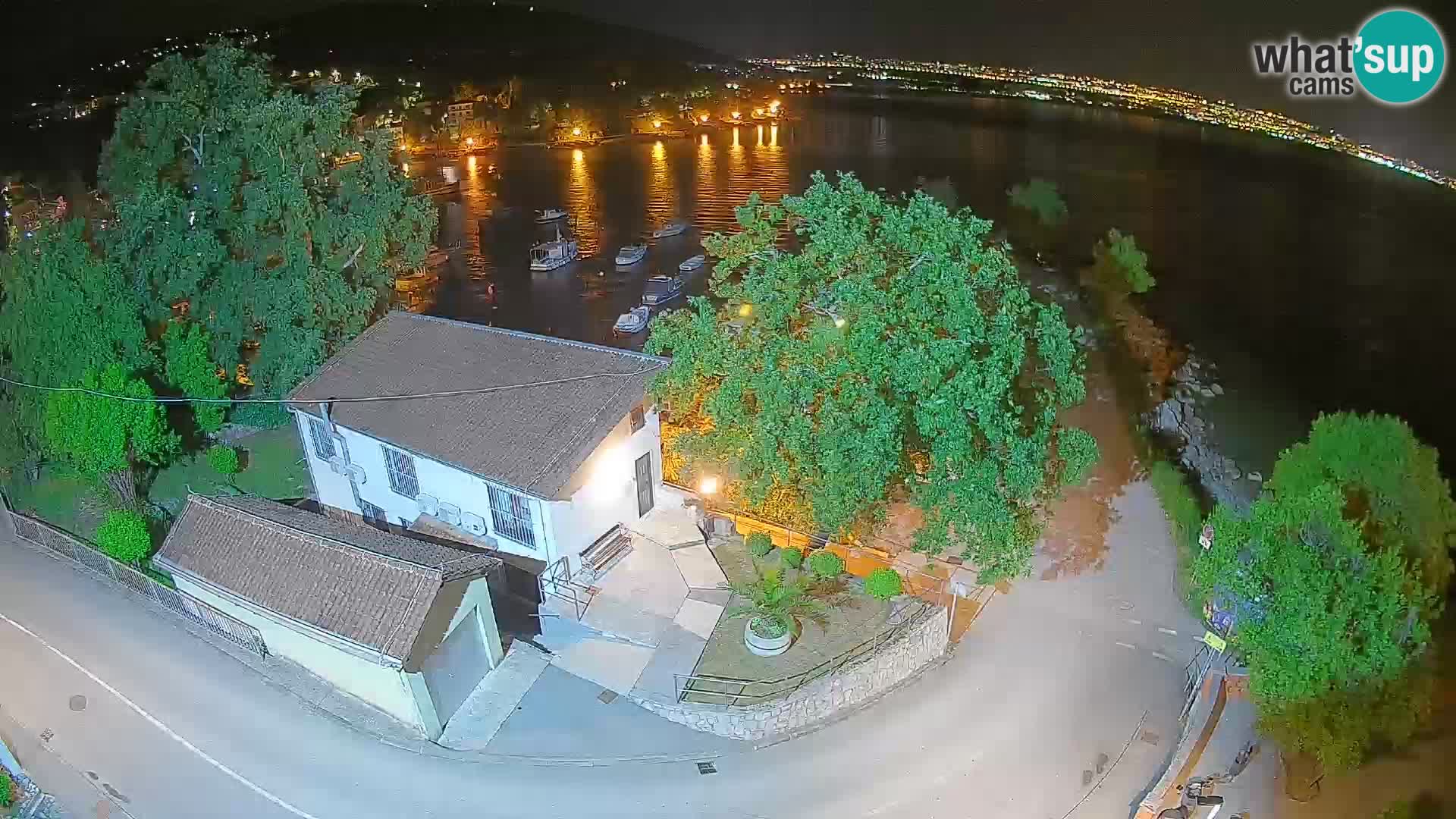 Webcam Ika Hafen – LIVE Blick auf den Hafen und die Lichter von Opatija