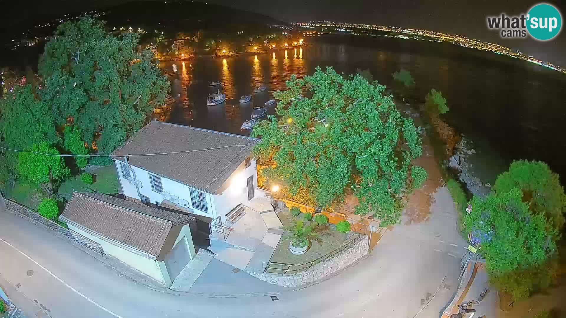Webcam Ika Hafen – LIVE Blick auf den Hafen und die Lichter von Opatija