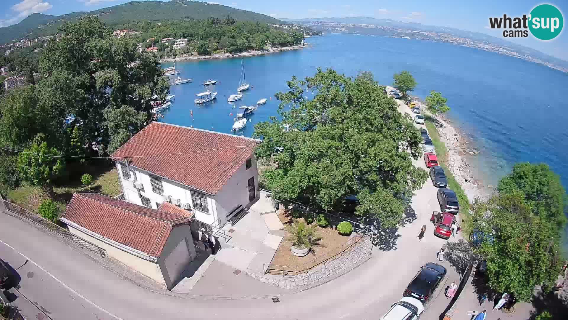 Webcam Ika Hafen – LIVE Blick auf den Hafen und die Lichter von Opatija
