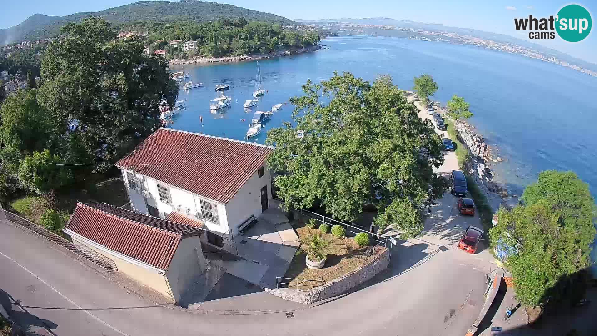 Webcam Ika Hafen – LIVE Blick auf den Hafen und die Lichter von Opatija