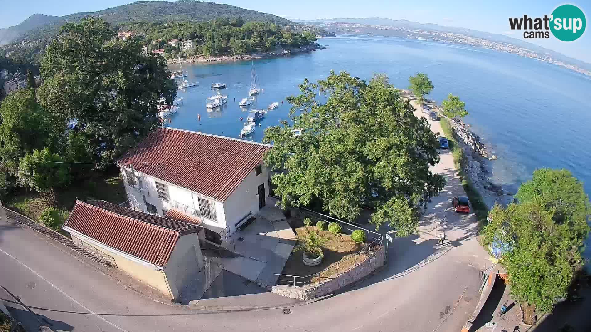 Webcam Ika Hafen – LIVE Blick auf den Hafen und die Lichter von Opatija