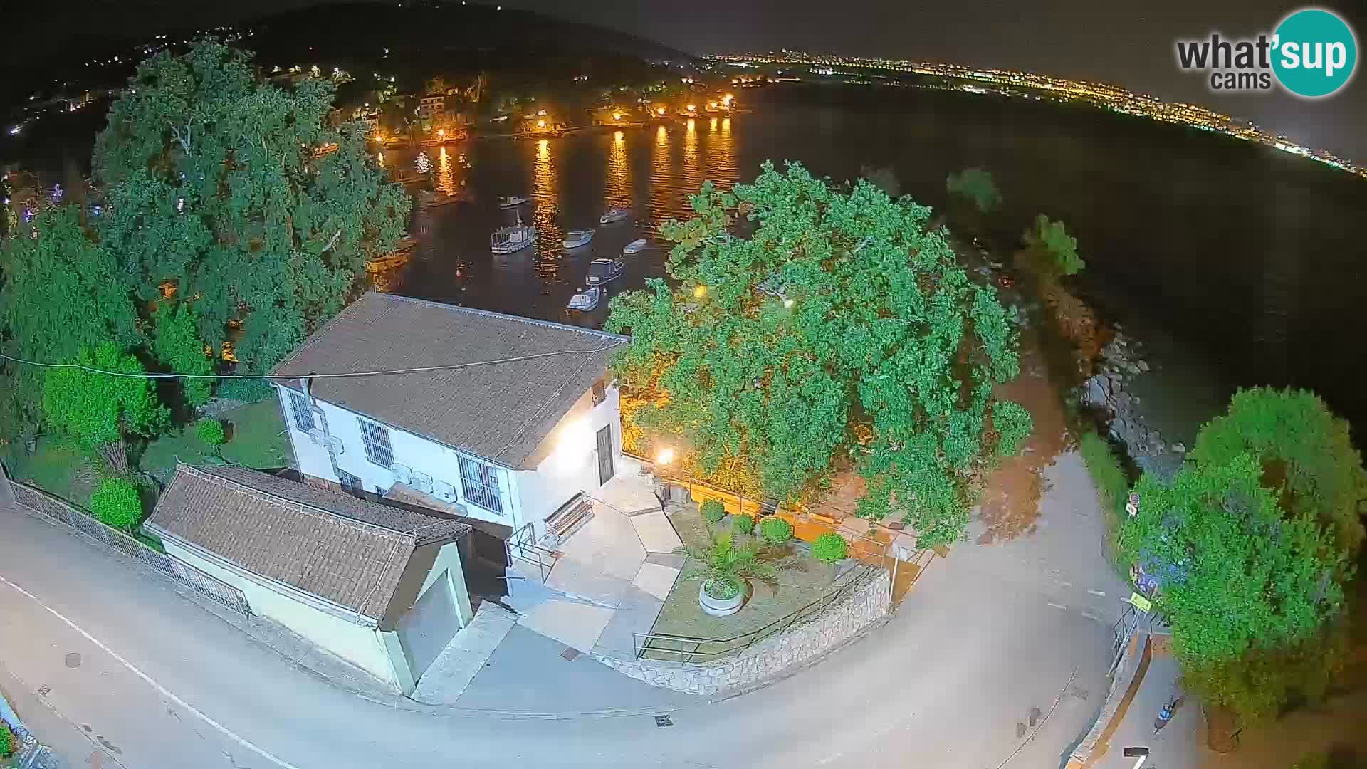 Webcam port d’Ika – Vue en direct et lumières d’Opatija