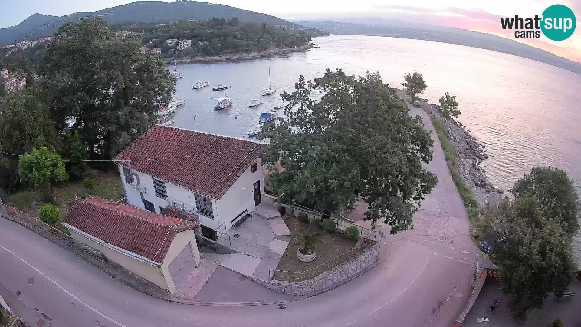 Webcam port d’Ika – Vue en direct et lumières d’Opatija