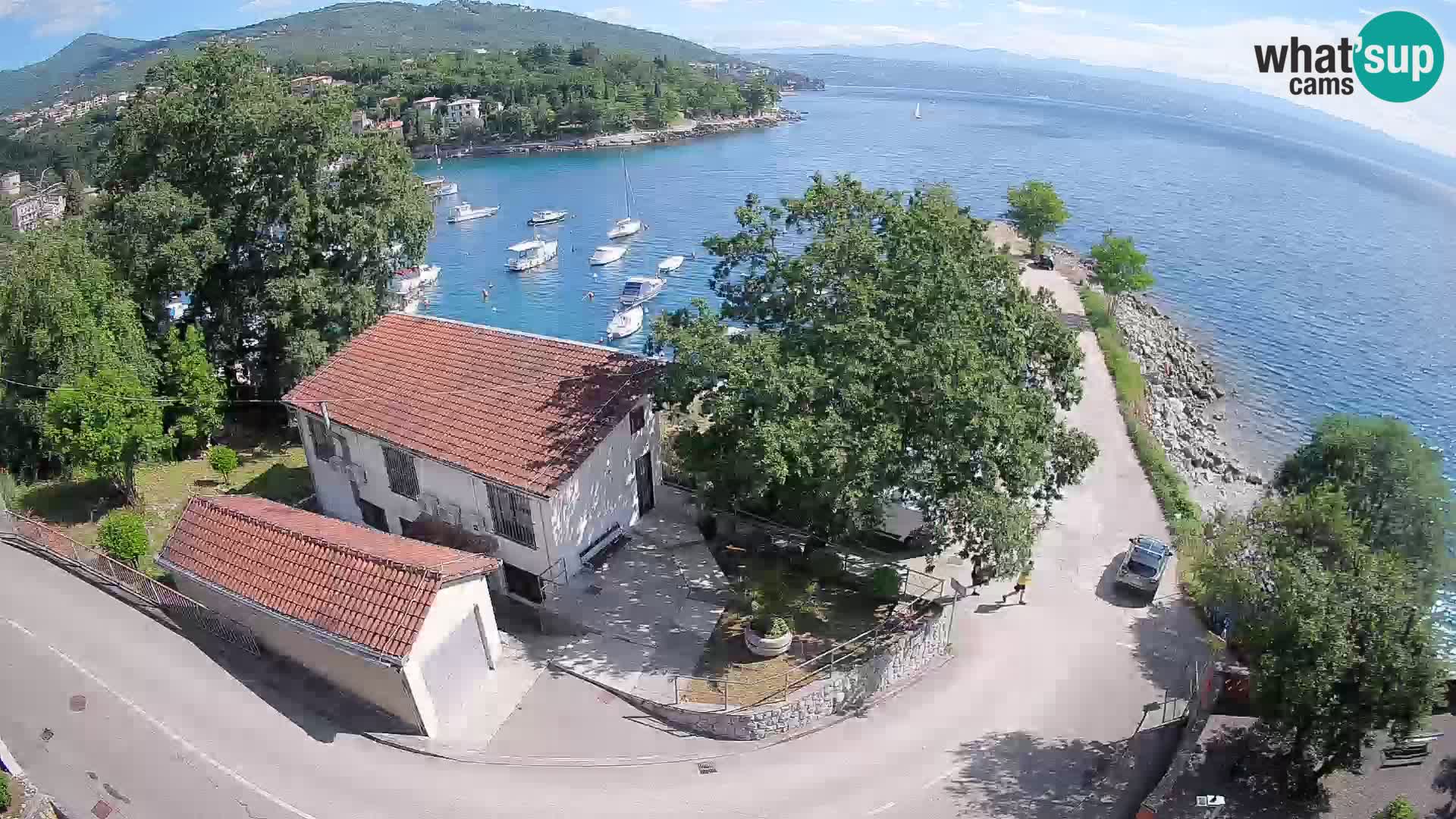 Webcam Ika Hafen – LIVE Blick auf den Hafen und die Lichter von Opatija