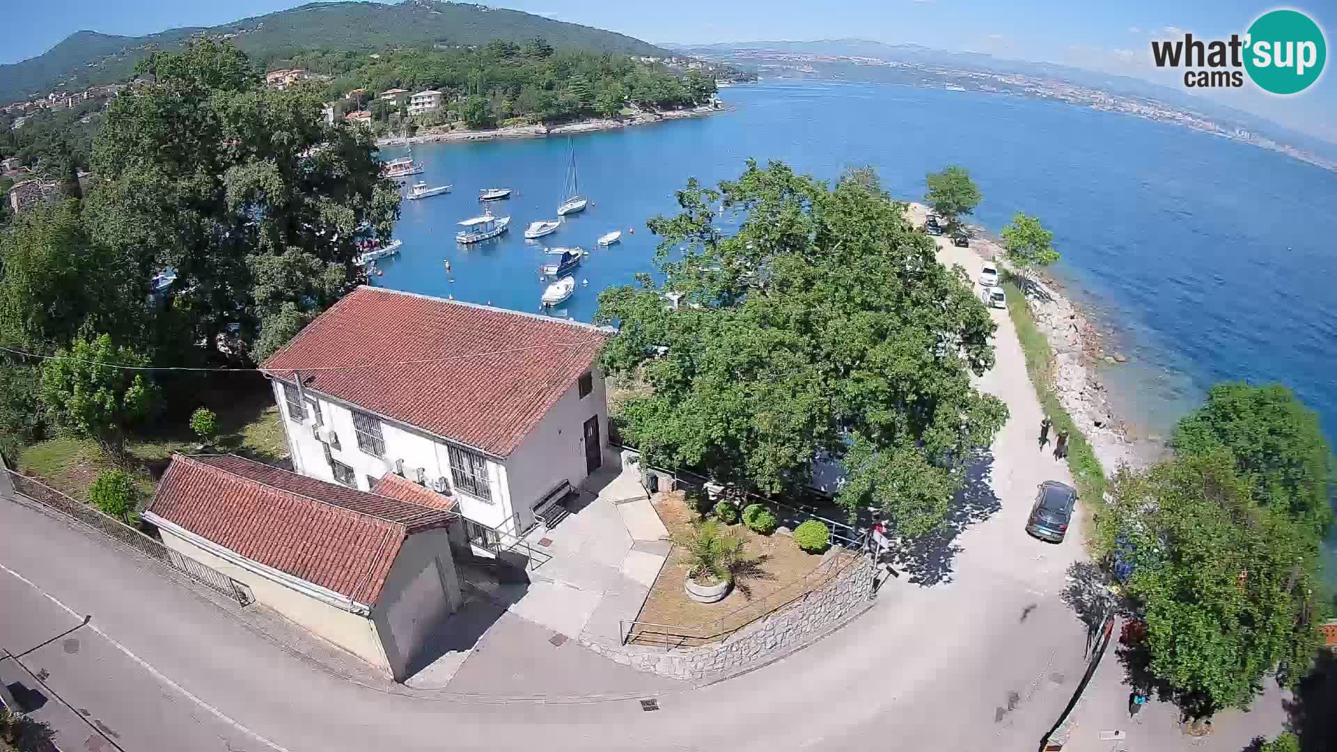 Webcam Ika Hafen – LIVE Blick auf den Hafen und die Lichter von Opatija
