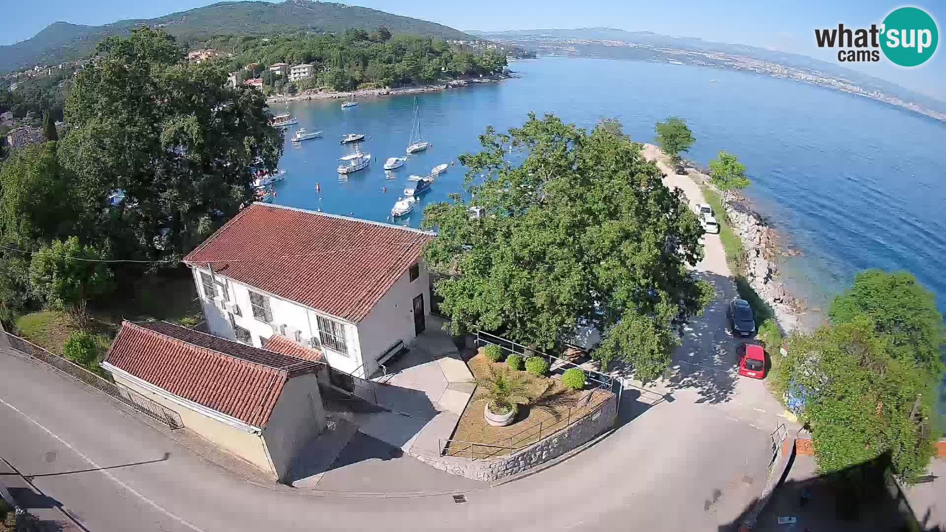 Webcam Ika Hafen – LIVE Blick auf den Hafen und die Lichter von Opatija