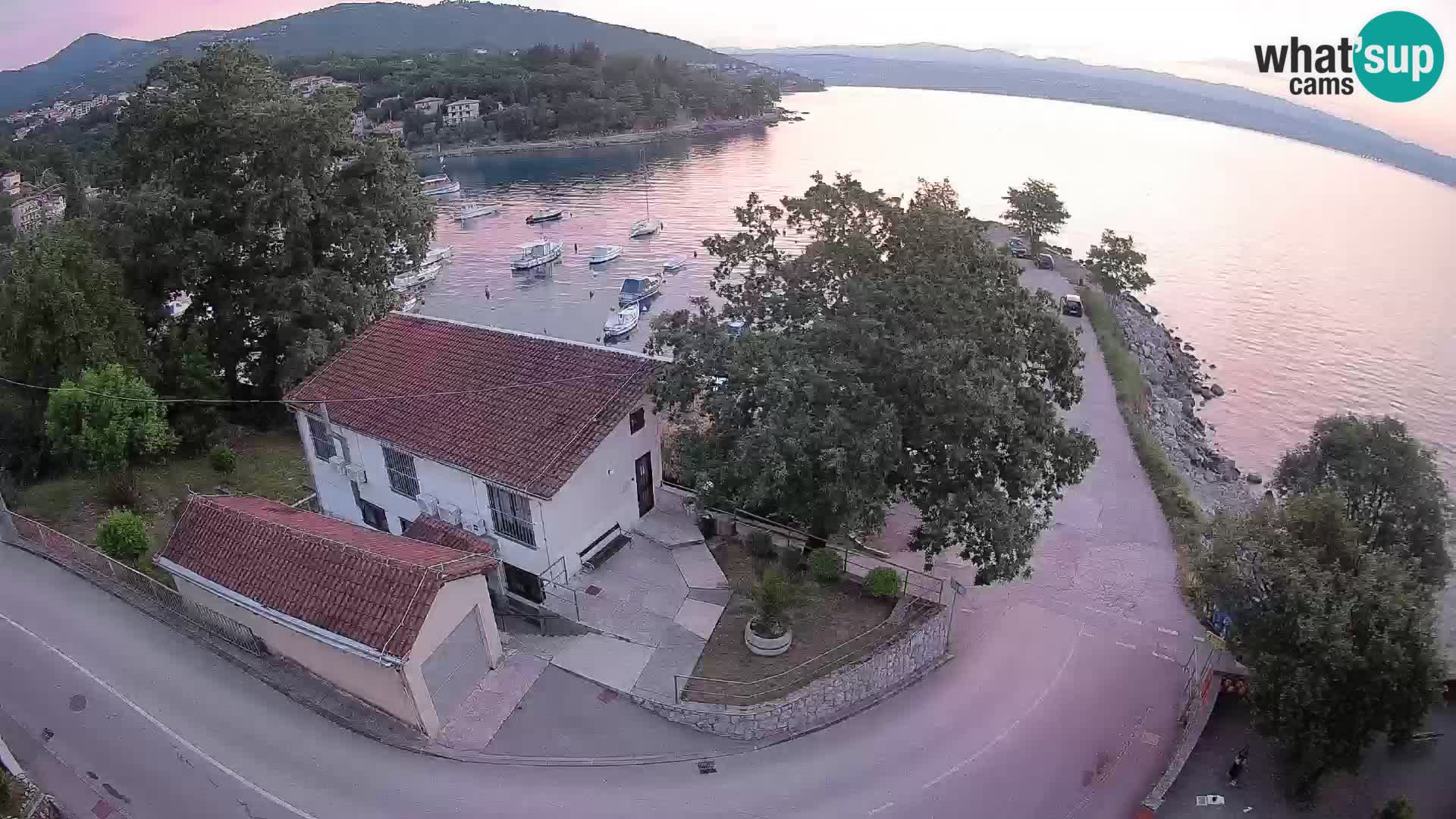 Webcam porto Ika – Vista LIVE sul porto e le luci di Opatija