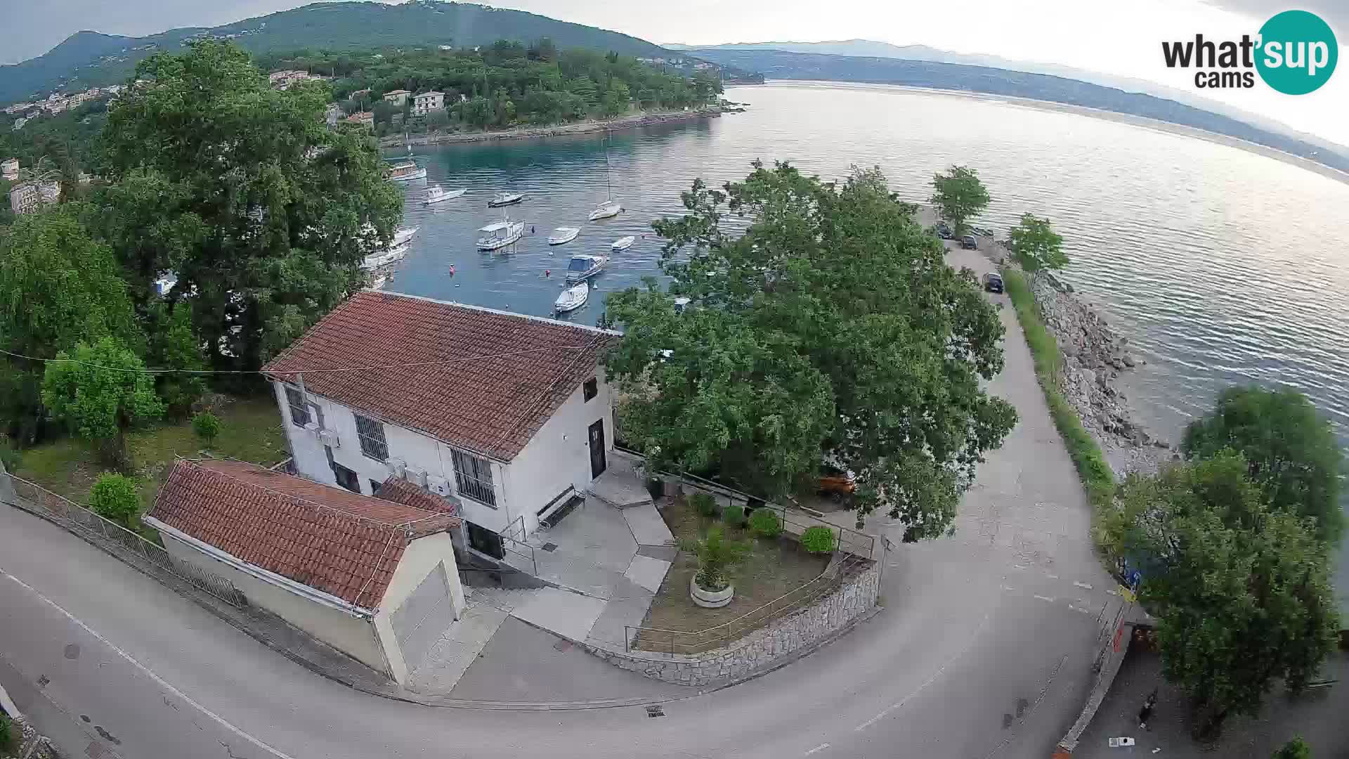 Webcam Ika Hafen – LIVE Blick auf den Hafen und die Lichter von Opatija