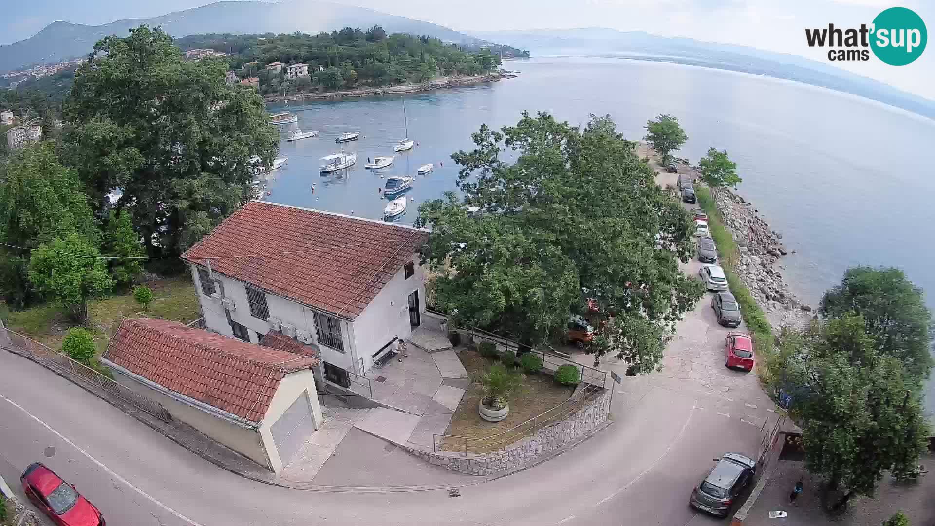 Ika Harbor Webcam – LIVE View of the Harbor and Opatija Lights