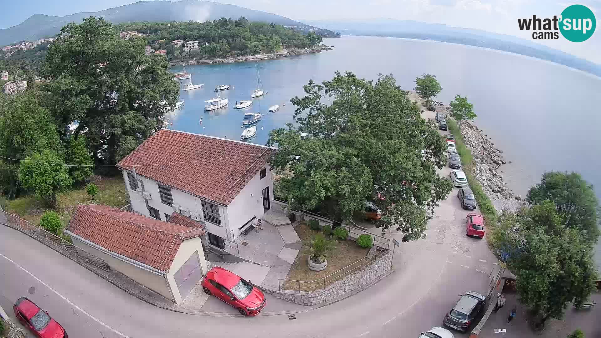 Webcam port d’Ika – Vue en direct et lumières d’Opatija