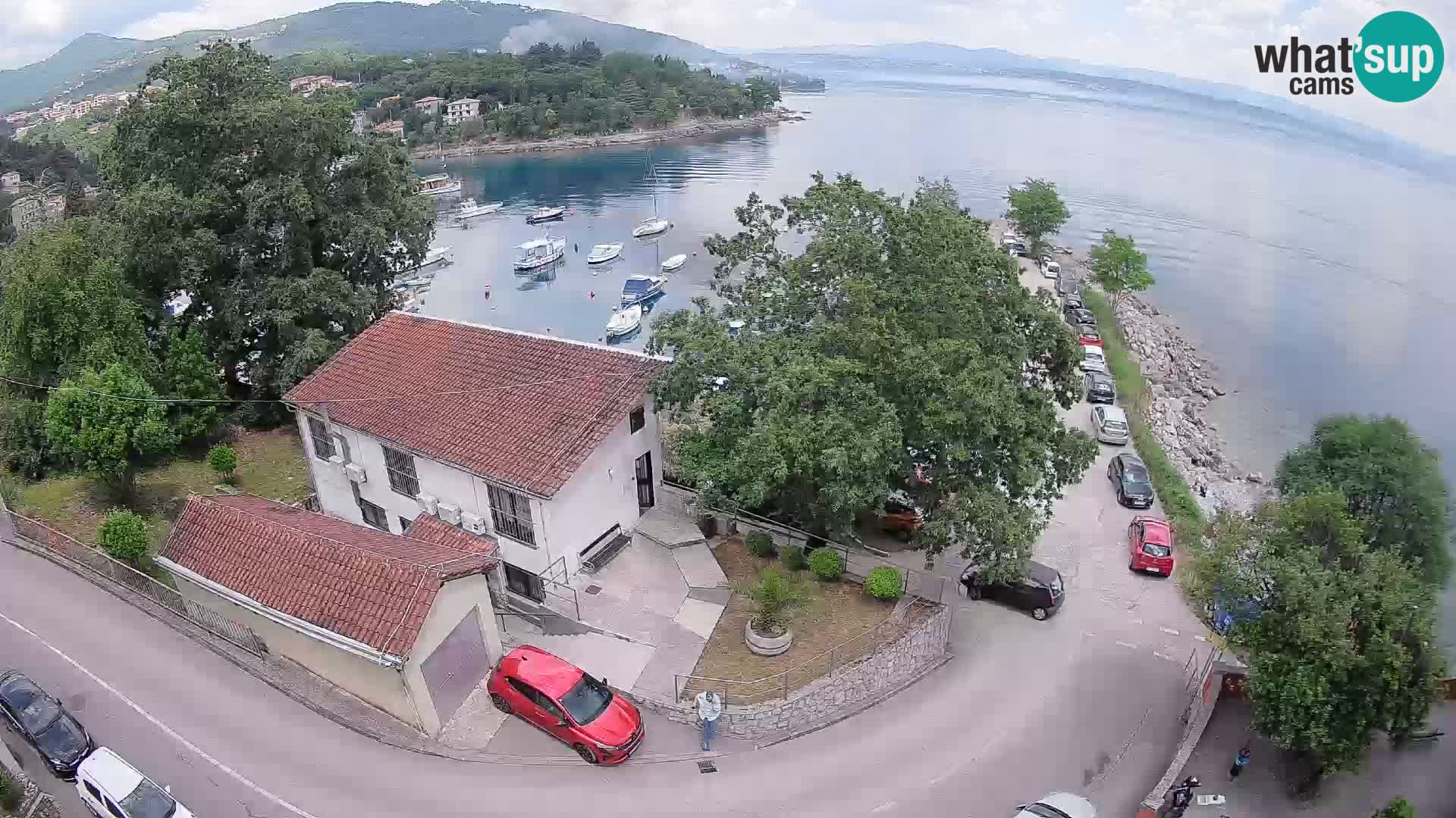 Webcam porto Ika – Vista LIVE sul porto e le luci di Opatija