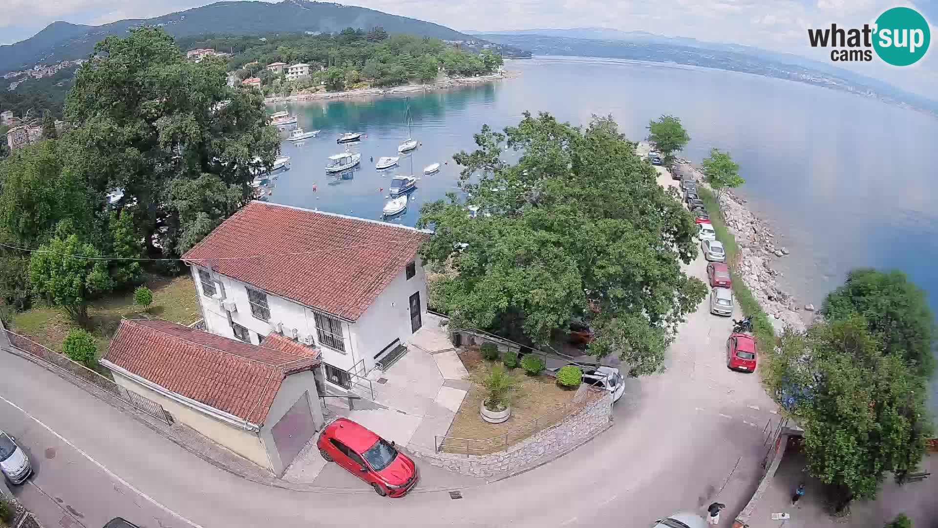 Webcam port d’Ika – Vue en direct et lumières d’Opatija