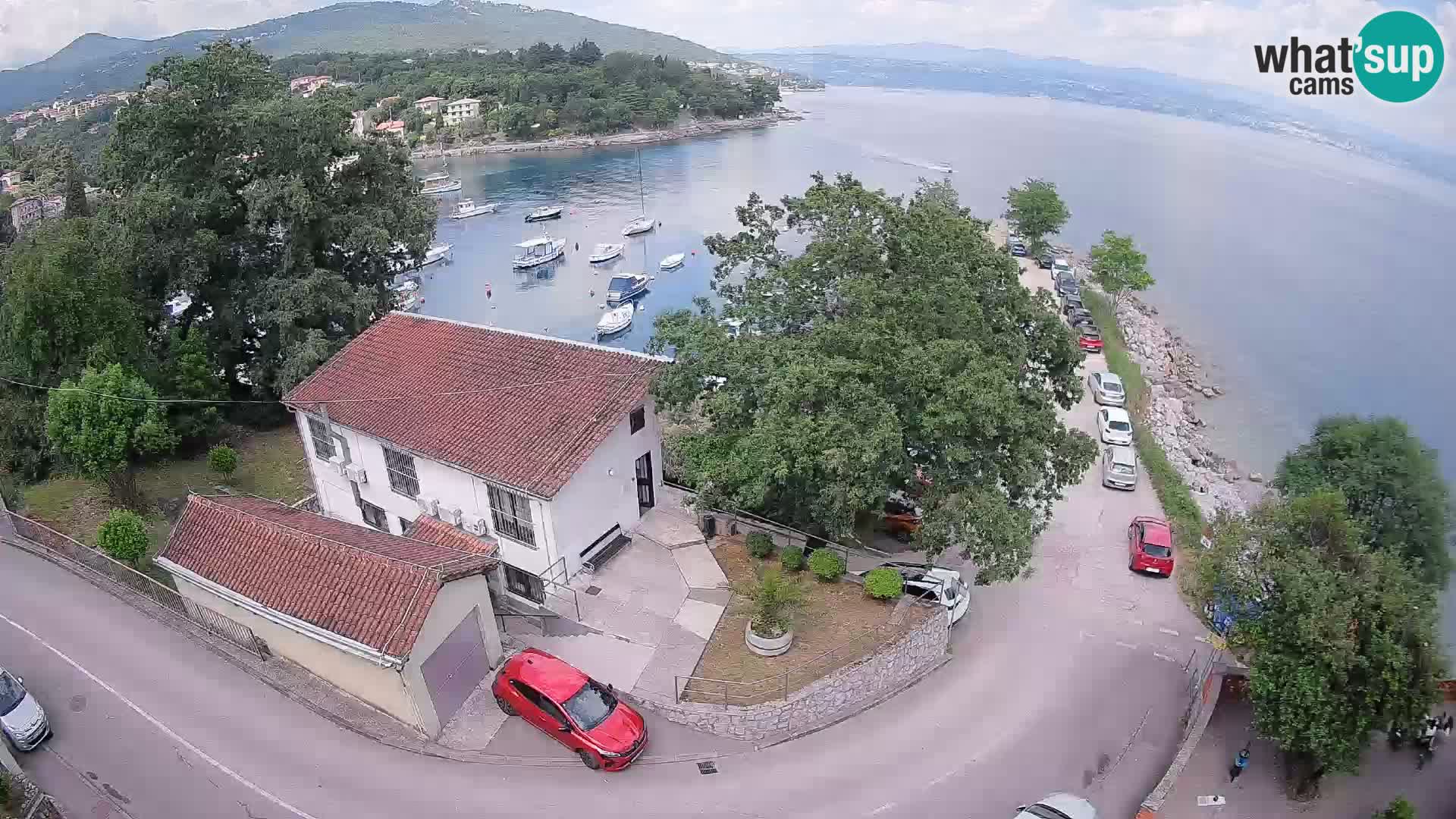 Ika Harbor Webcam – LIVE View of the Harbor and Opatija Lights