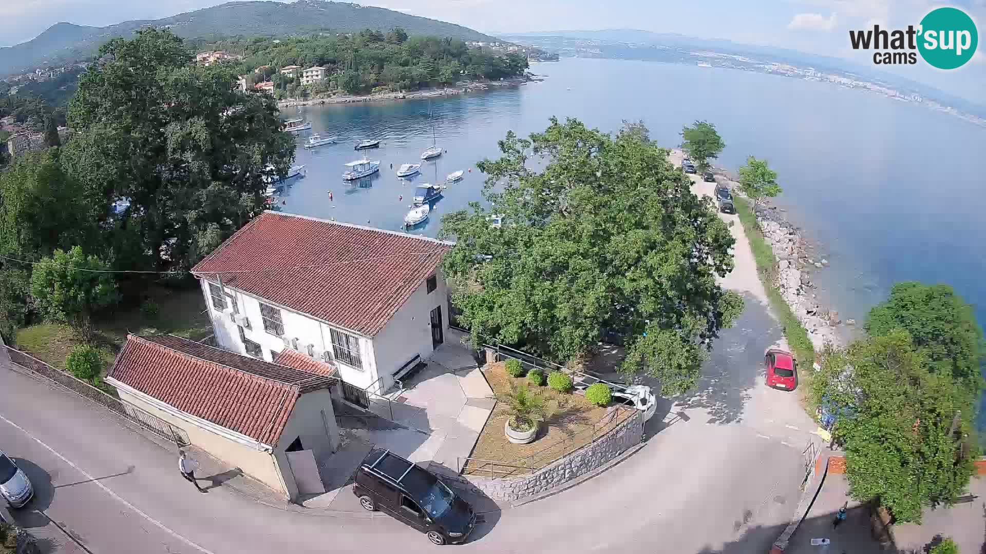 Webcam port d’Ika – Vue en direct et lumières d’Opatija