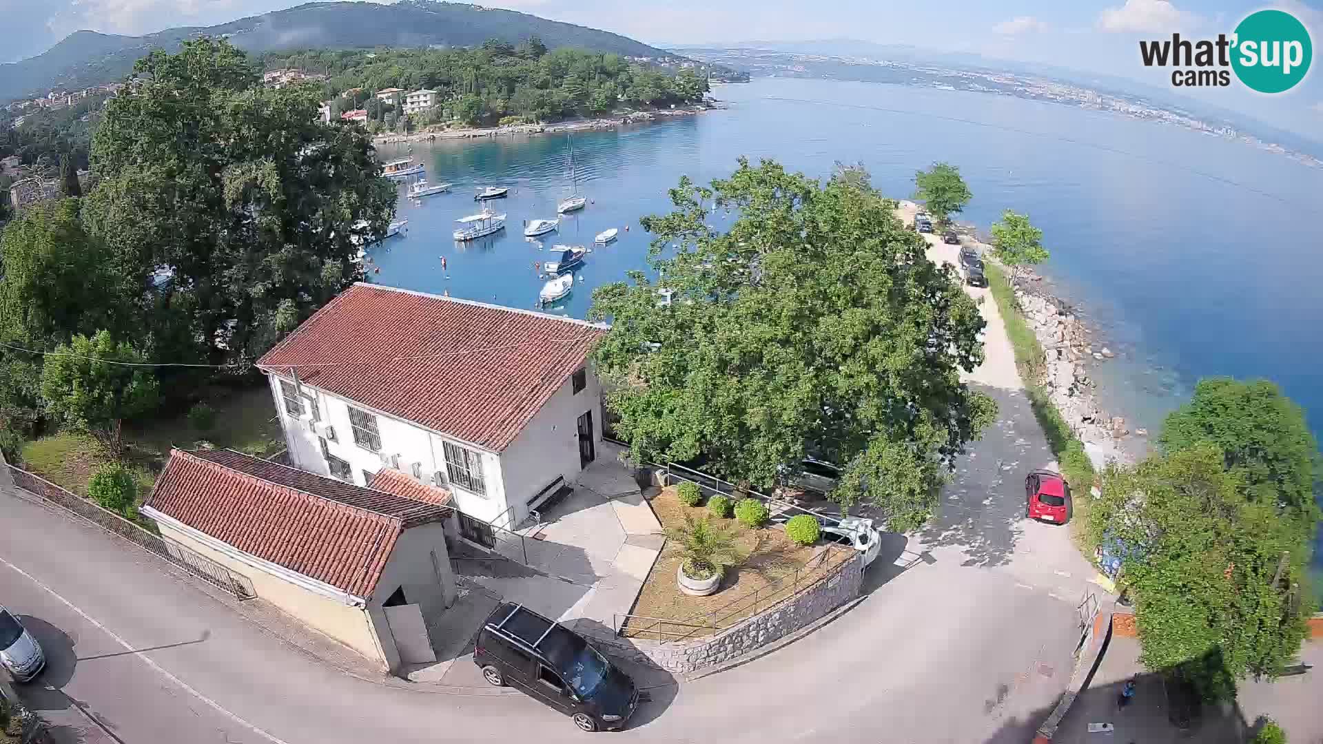 Webcam port d’Ika – Vue en direct et lumières d’Opatija