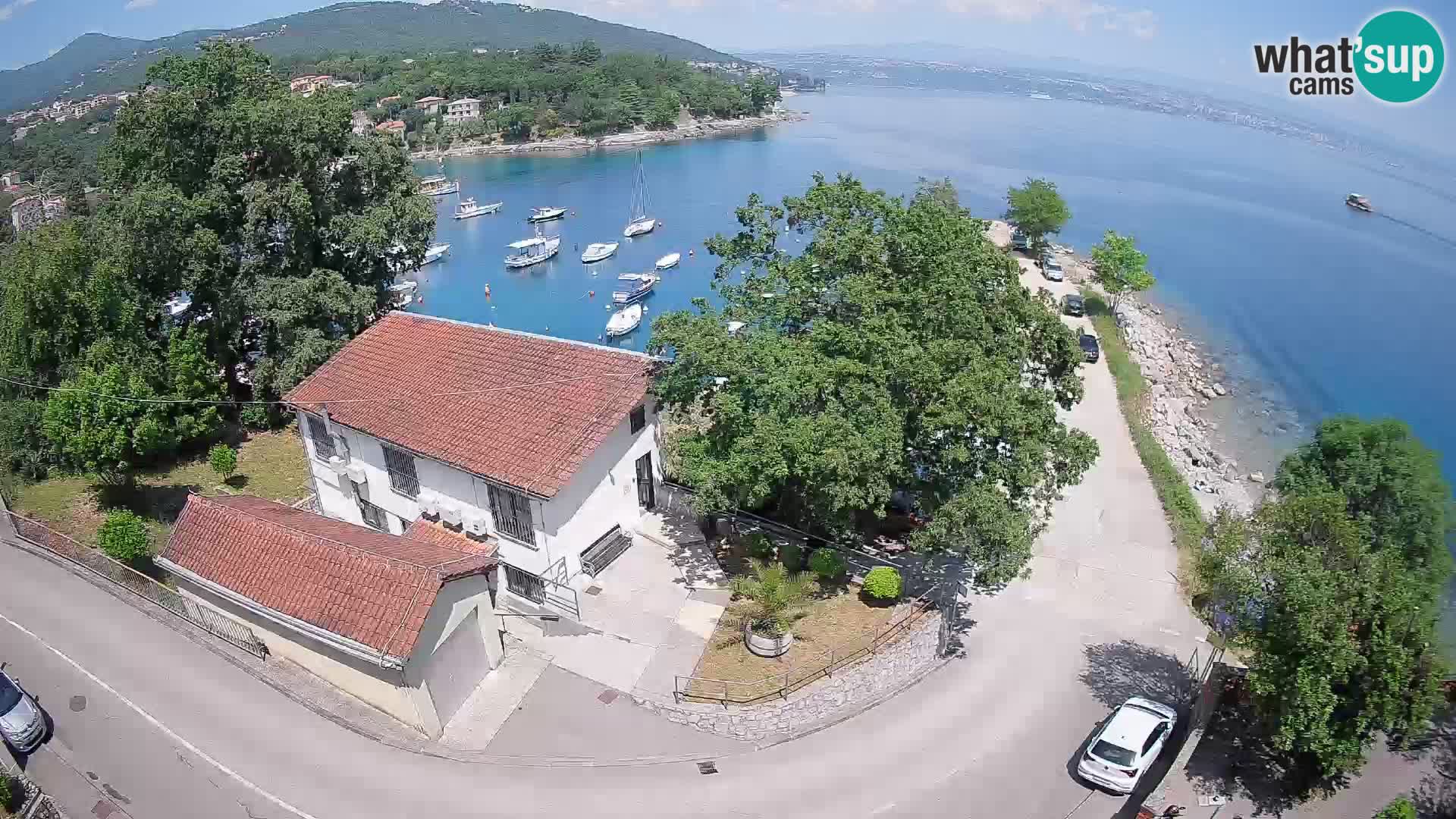 Webcam Ika Hafen – LIVE Blick auf den Hafen und die Lichter von Opatija