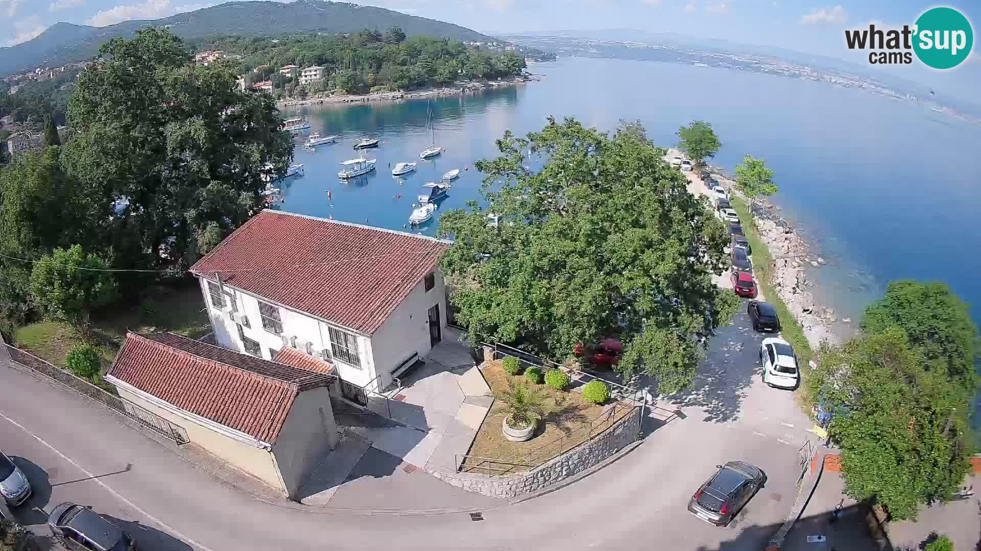 Webcam porto Ika – Vista LIVE sul porto e le luci di Opatija