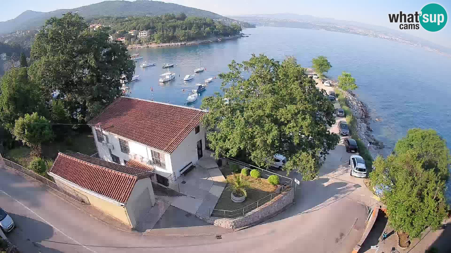 Webcam Ika Hafen – LIVE Blick auf den Hafen und die Lichter von Opatija