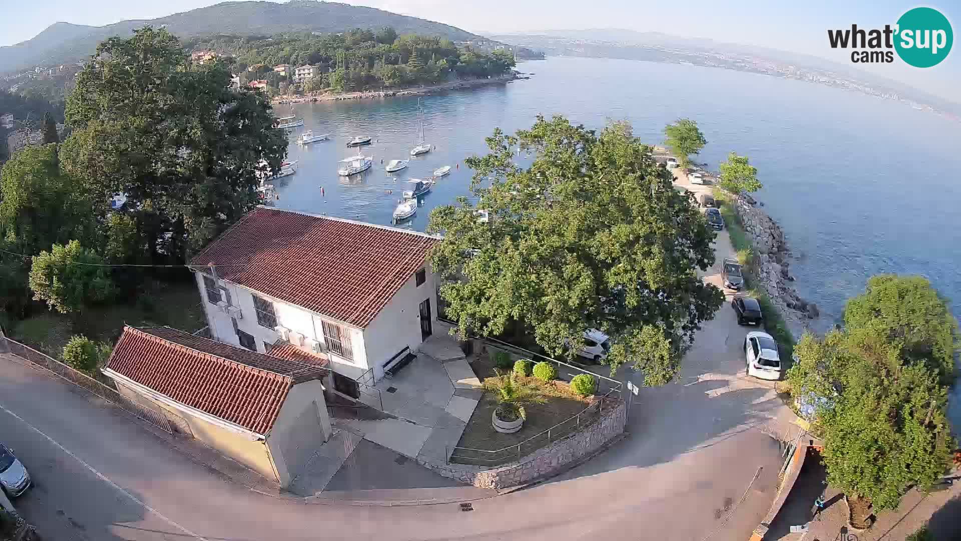 Webcam port d’Ika – Vue en direct et lumières d’Opatija