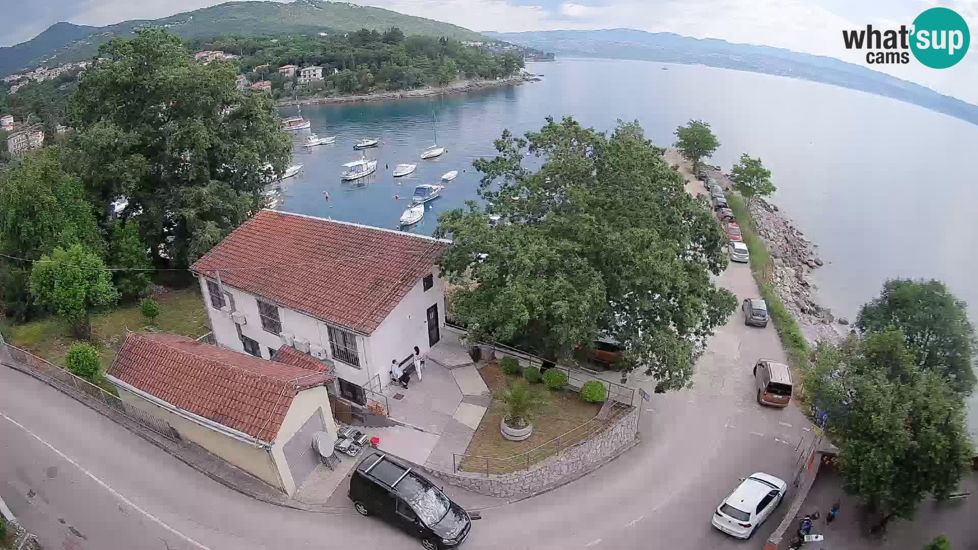 Webcam Ika Hafen – LIVE Blick auf den Hafen und die Lichter von Opatija