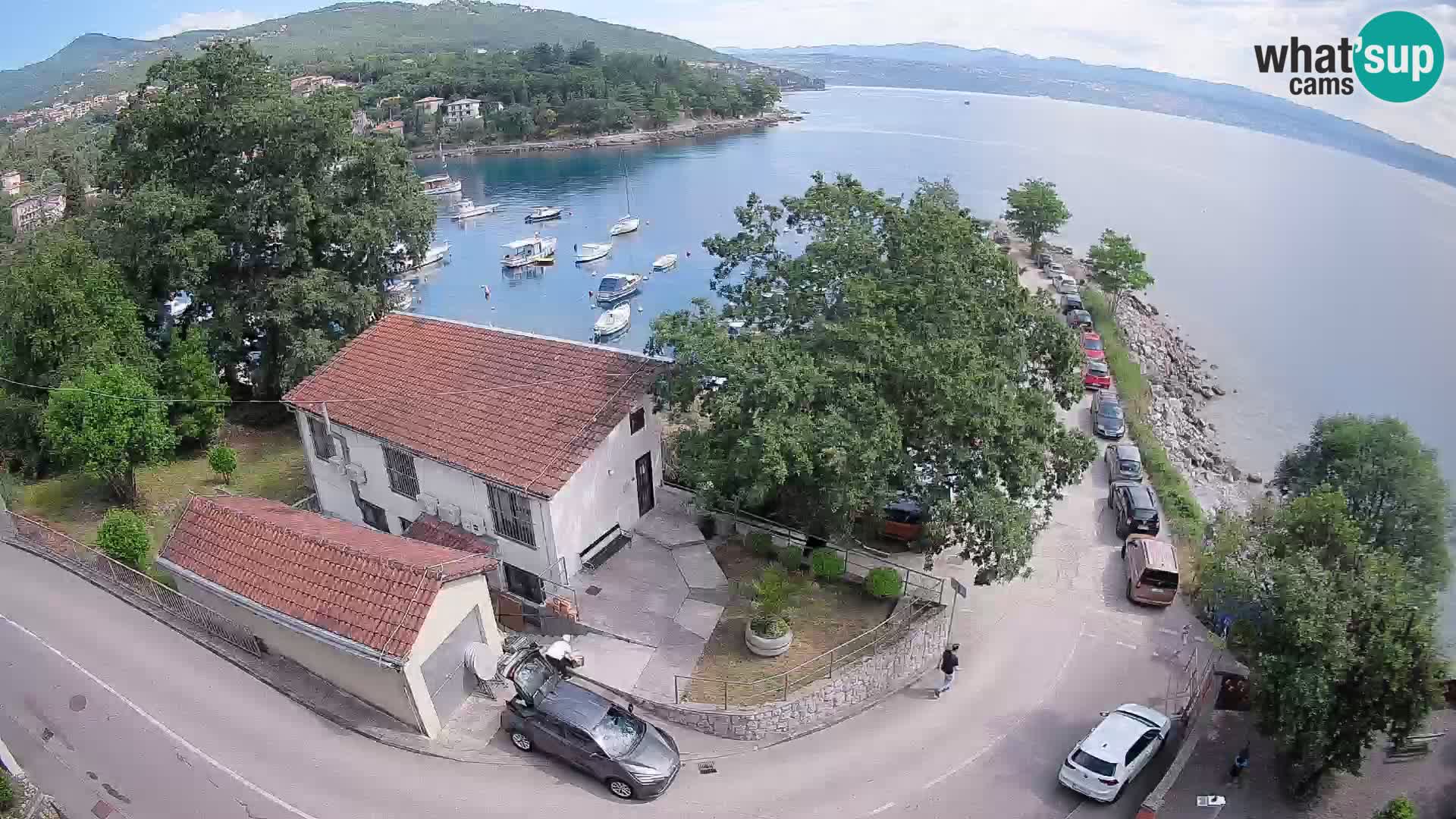 Ika Harbor Webcam – LIVE View of the Harbor and Opatija Lights