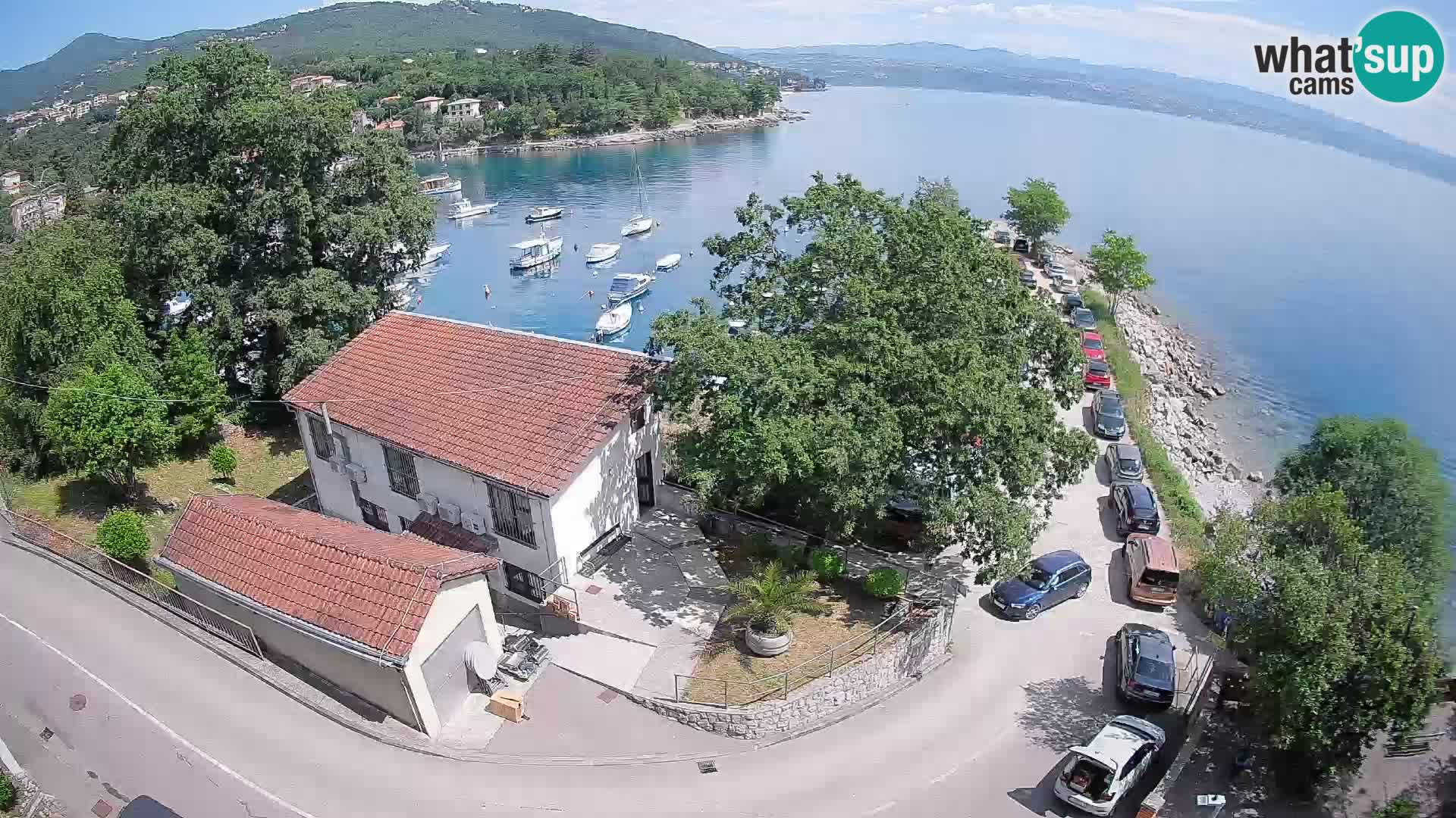 Ika Harbor Webcam – LIVE View of the Harbor and Opatija Lights