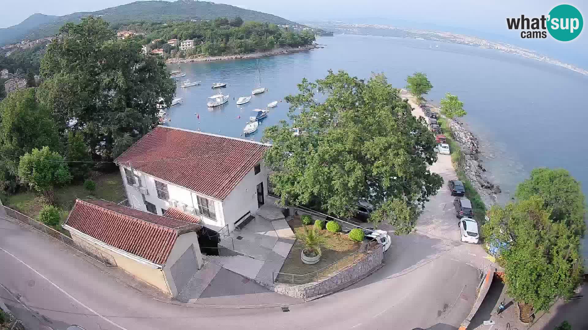 Webcam Ika Hafen – LIVE Blick auf den Hafen und die Lichter von Opatija