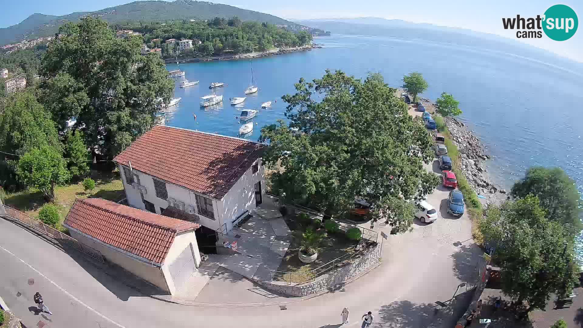 Webcam Ika Hafen – LIVE Blick auf den Hafen und die Lichter von Opatija