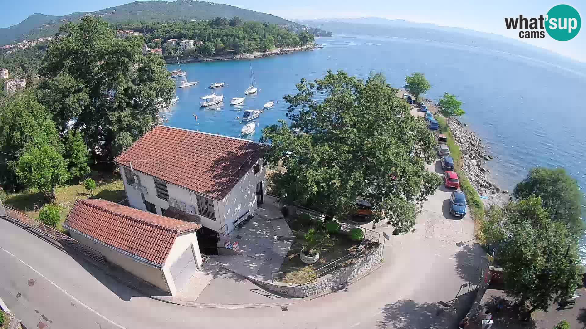 Webcam port d’Ika – Vue en direct et lumières d’Opatija