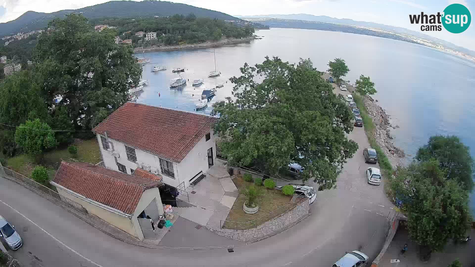 Webcam port d’Ika – Vue en direct et lumières d’Opatija
