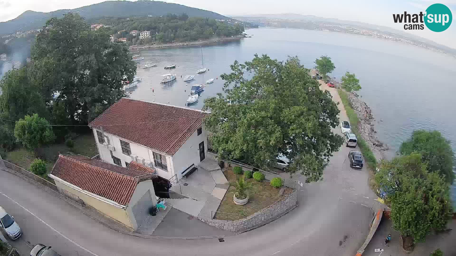 Webcam port d’Ika – Vue en direct et lumières d’Opatija