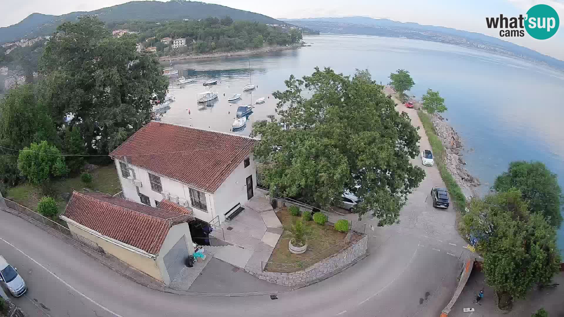 Webcam Ika Hafen – LIVE Blick auf den Hafen und die Lichter von Opatija