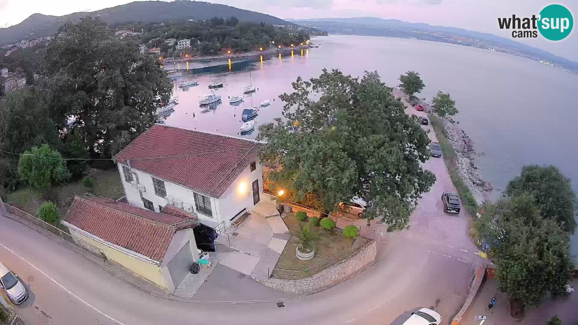 Webcam Ika Hafen – LIVE Blick auf den Hafen und die Lichter von Opatija