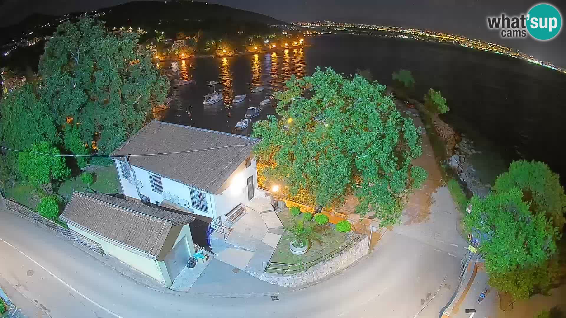 Webcam Ika Hafen – LIVE Blick auf den Hafen und die Lichter von Opatija