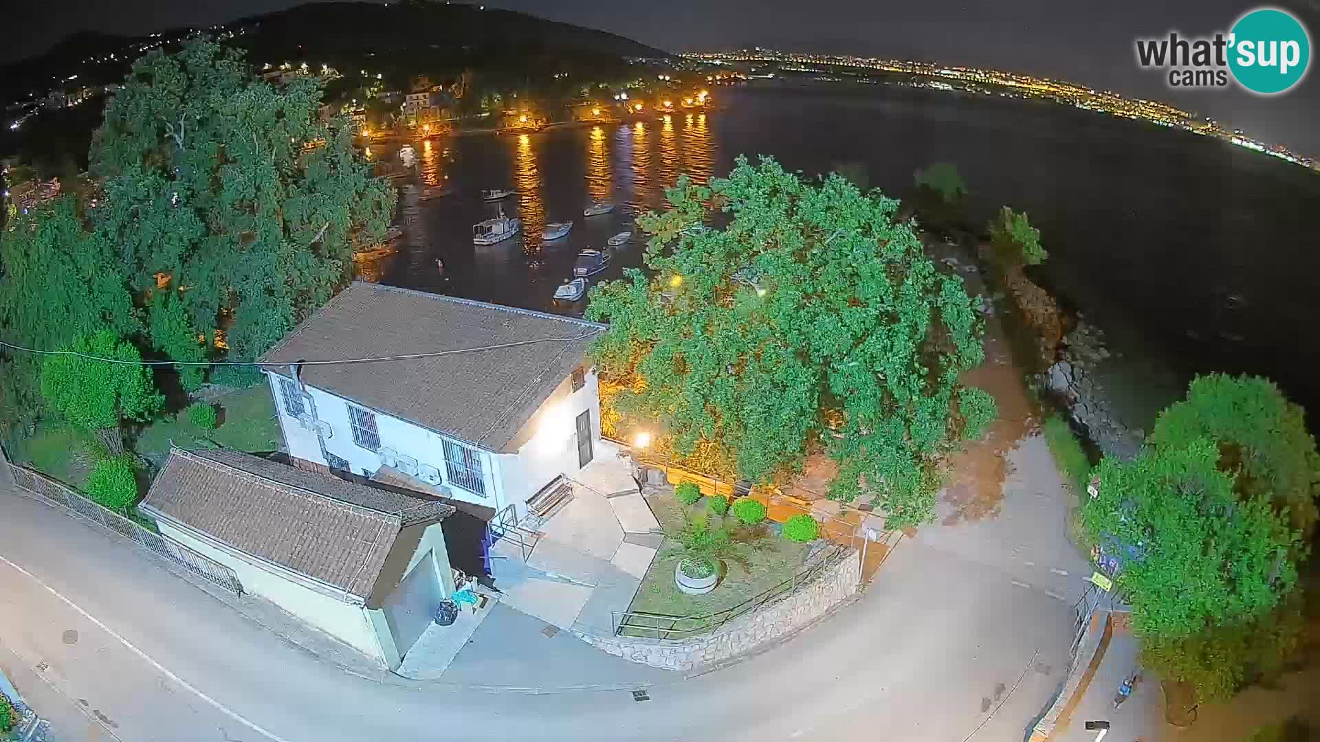 Webcam Ika Hafen – LIVE Blick auf den Hafen und die Lichter von Opatija