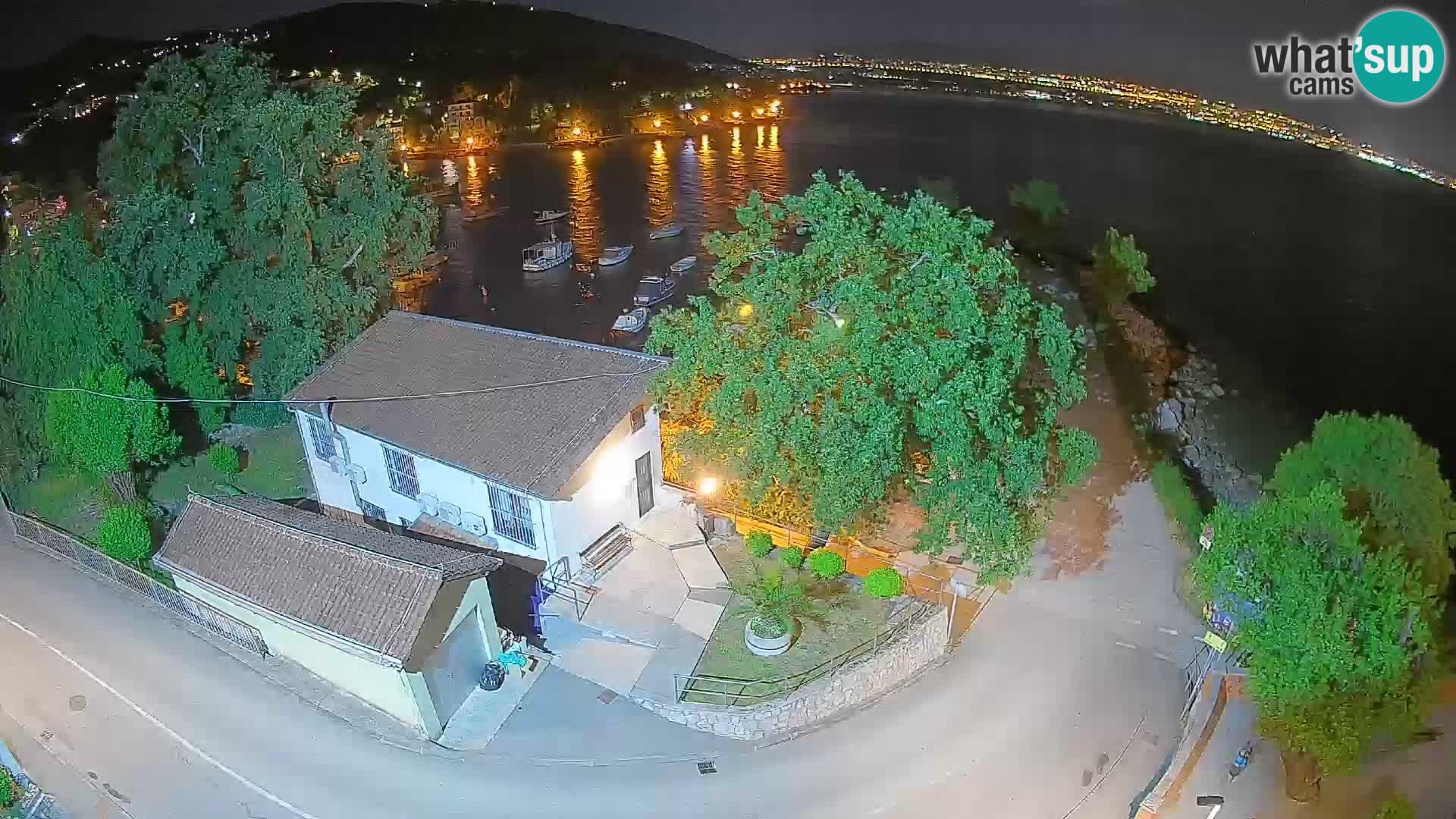 Webcam Ika Hafen – LIVE Blick auf den Hafen und die Lichter von Opatija