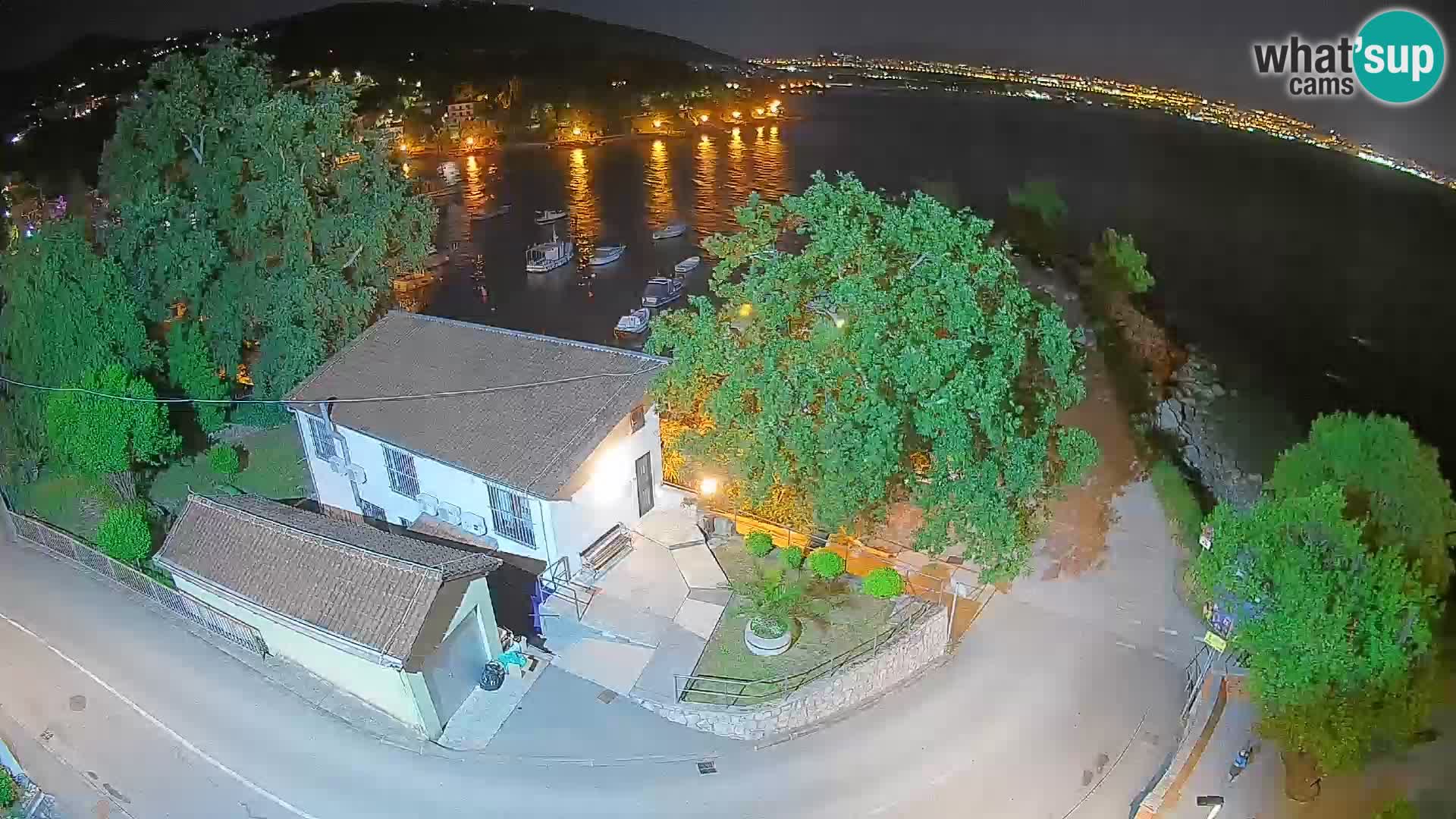 Webcam Ika Hafen – LIVE Blick auf den Hafen und die Lichter von Opatija