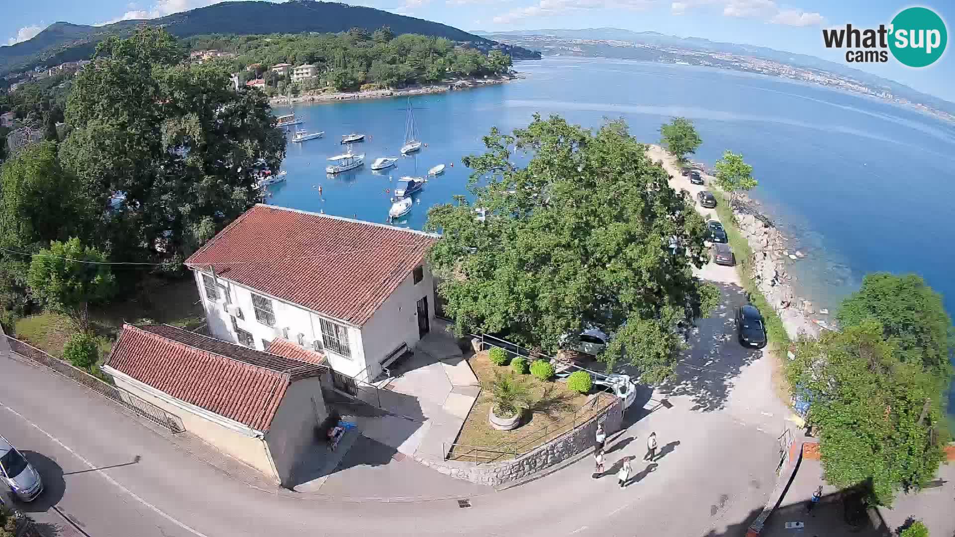 Ika Harbor Webcam – LIVE View of the Harbor and Opatija Lights