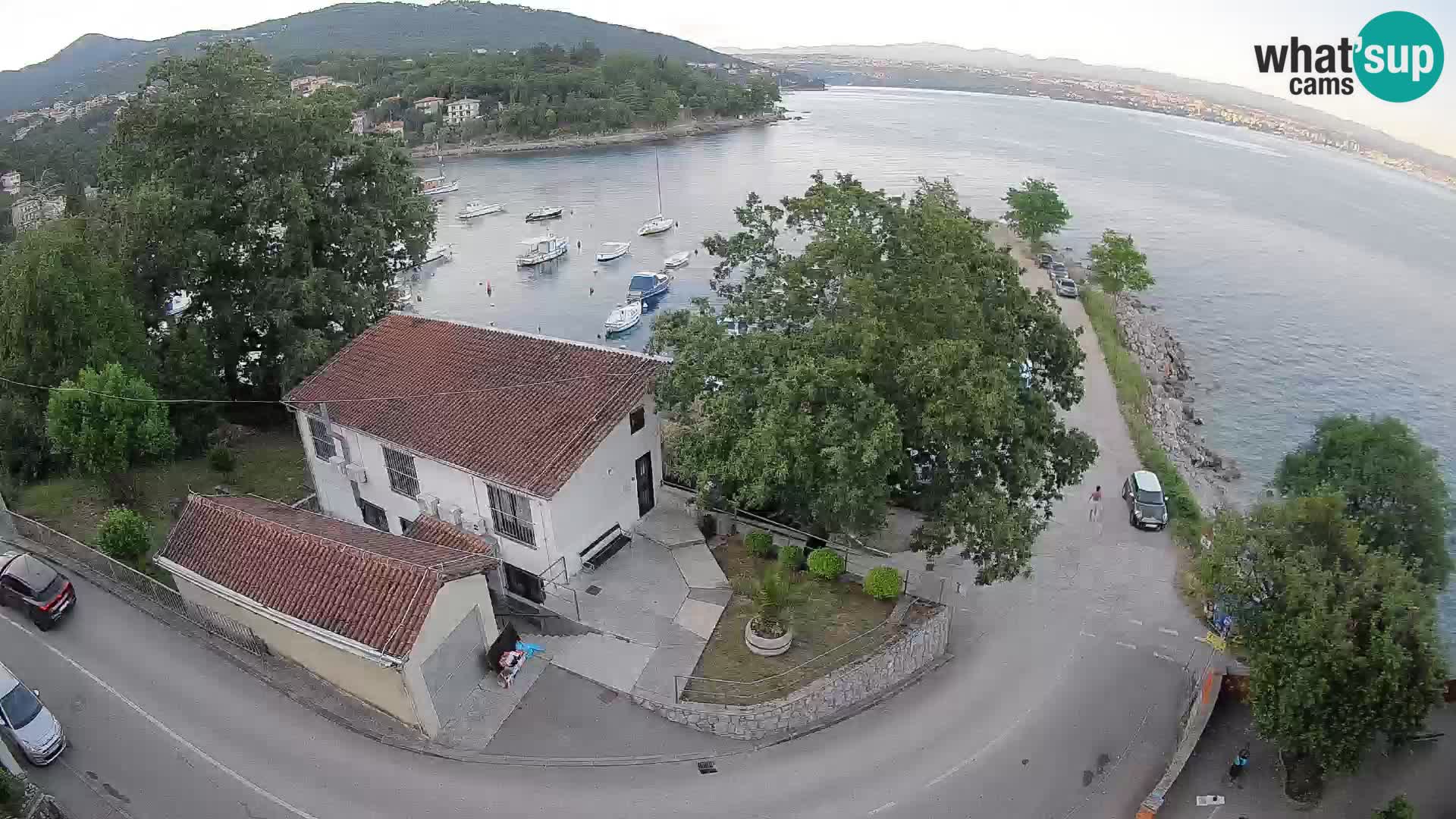 Webcam Ika Hafen – LIVE Blick auf den Hafen und die Lichter von Opatija